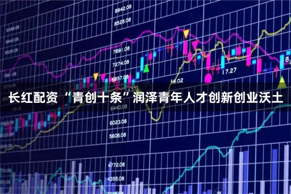 长红配资 “青创十条”润泽青年人才创新创业沃土